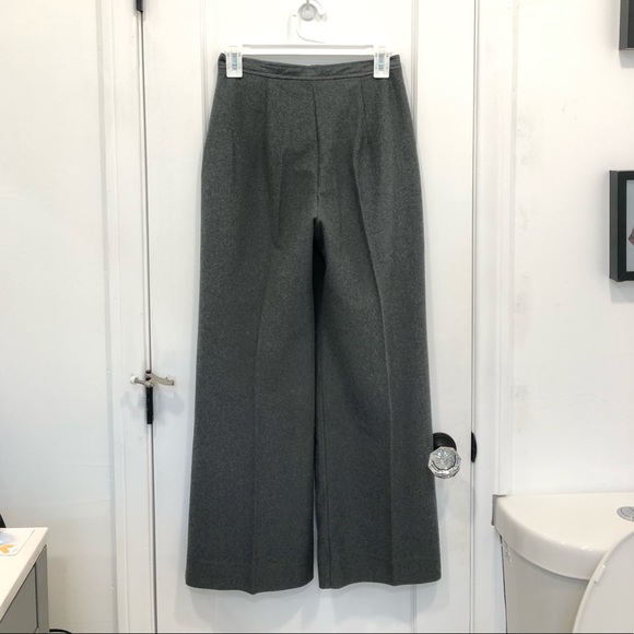 Vintage Grassroots Wool Creased Trousers - Picture 2 of 5